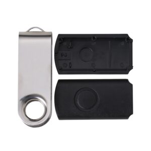 Carcaça Pen Drive Giratório Brilhante 13960BR