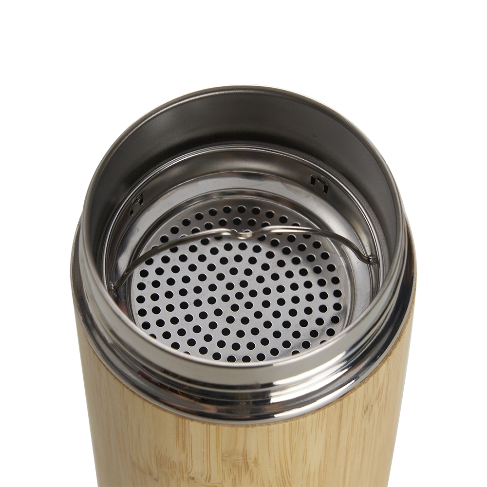 Garrafa Bambu Térmica 500ml com Infusor 18642 - Imagem 2