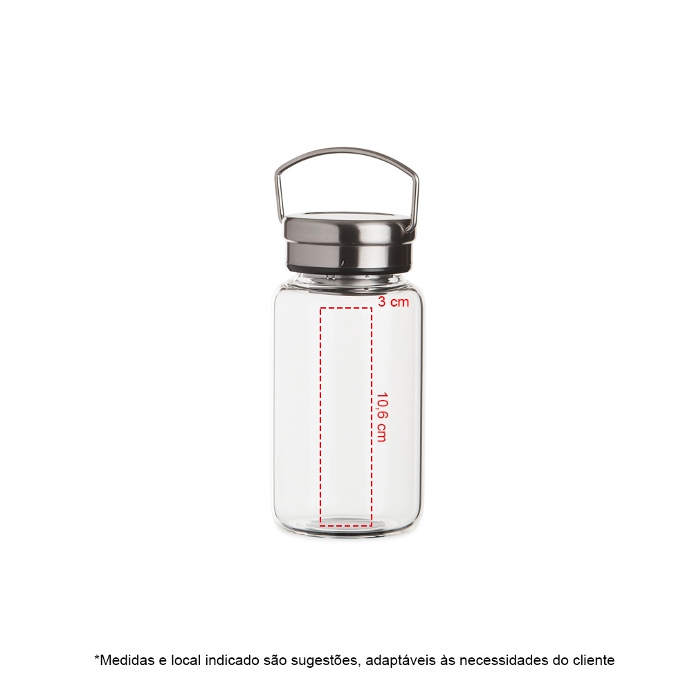 Garrafa de Vidro 650ml 05078 - Imagem 3