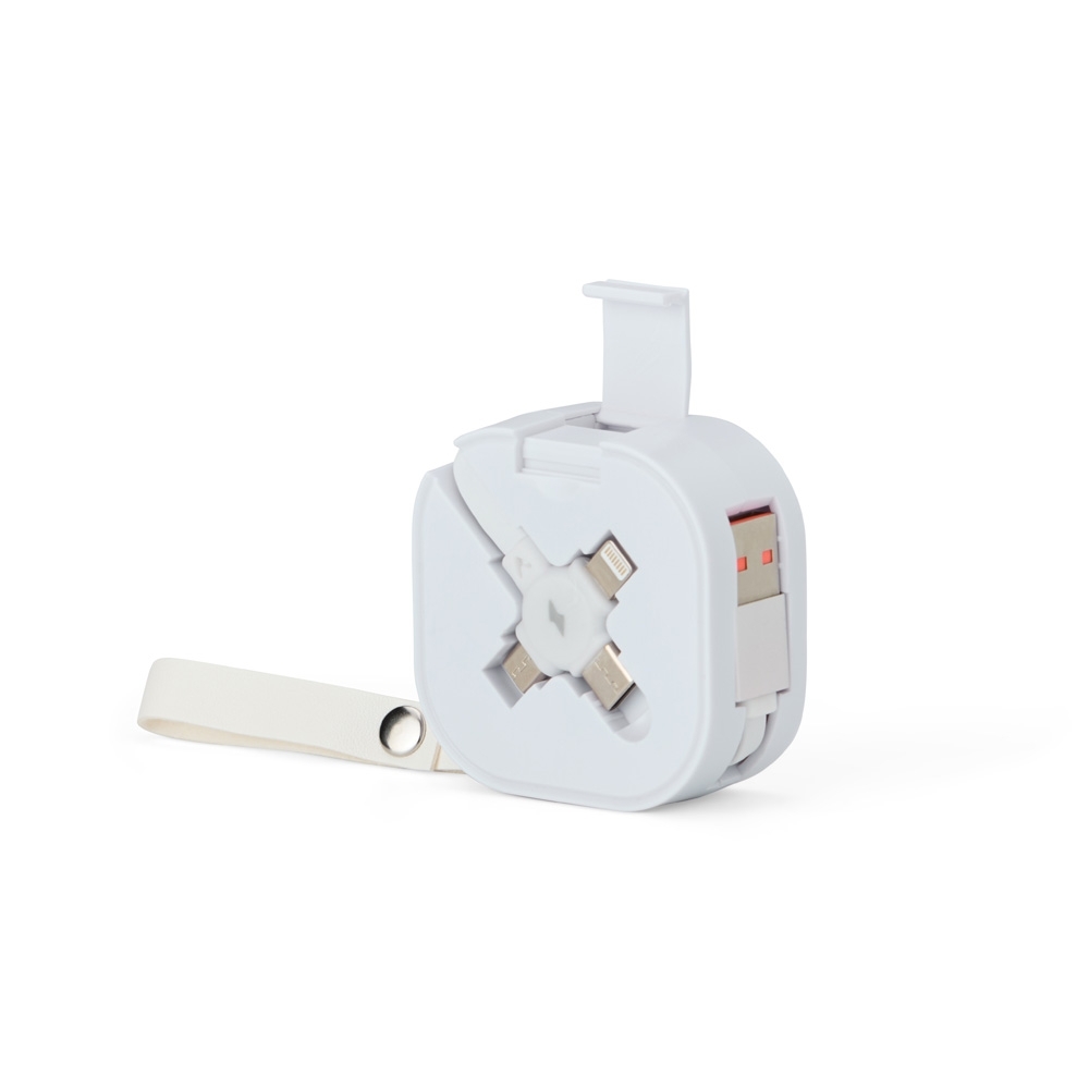 Cabo USB retrátil 3 em 1 18762