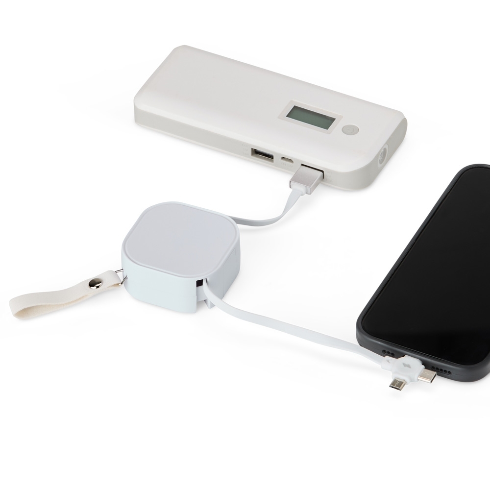 Cabo USB retrátil 3 em 1 18762 - Imagem 4