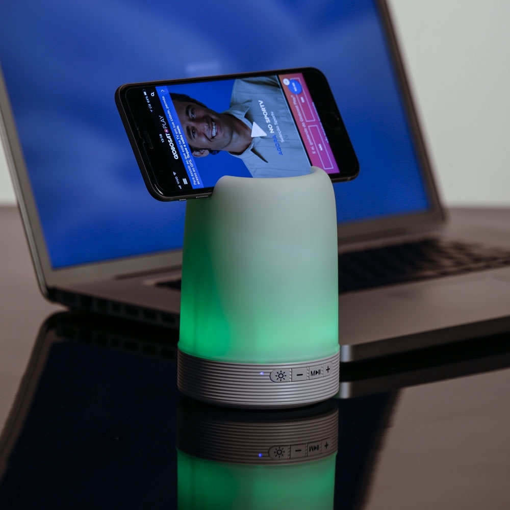 Caixa de Som Multimídia com Porta Caneta e Luminária 02017 - Imagem 2