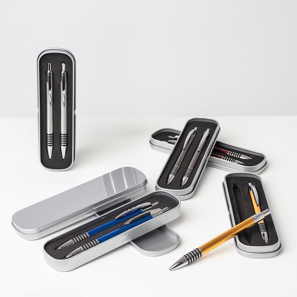 Conjunto Caneta e Lapiseira Metal 08094 - Imagem 2