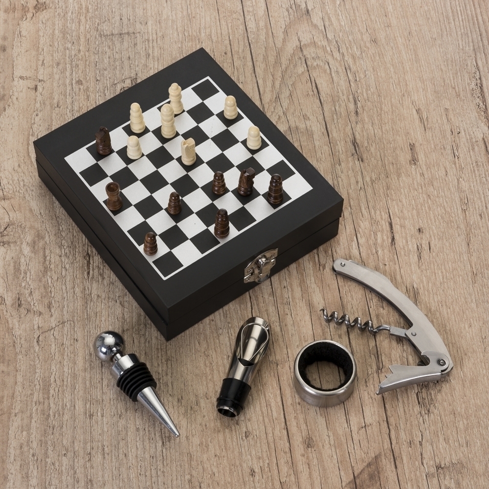 Kit Vinho Xadrez 4 peças 12046 - Imagem 4