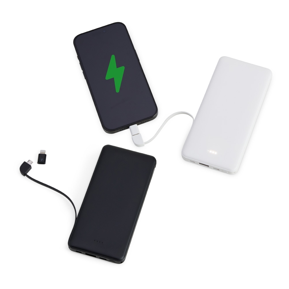 Power Bank 10.000mAh com Indicador LED 06005 - Imagem 2