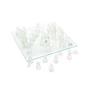 Jogo de Xadrez de Vidro P$01425