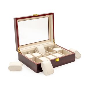 Porta-Relógios com 10 Divisórias  P$07827