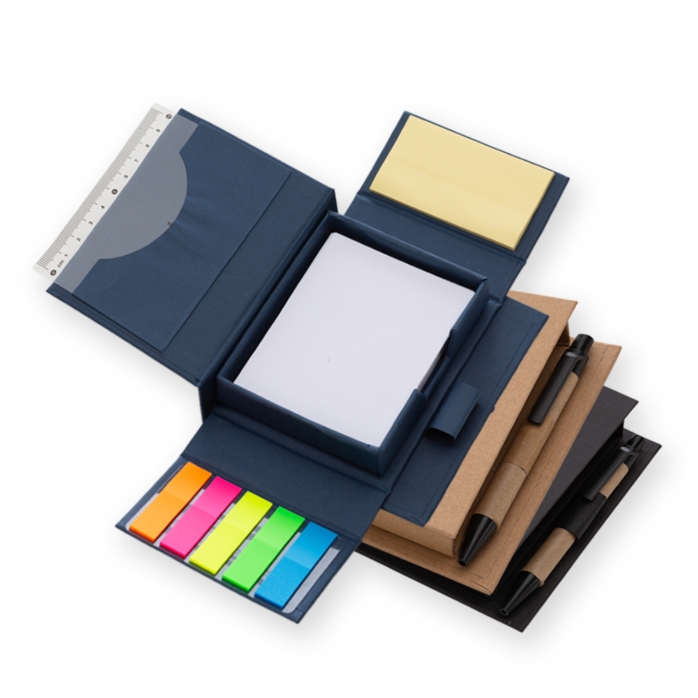 Bloco de Anotações com Caneta e Autoadesivo 14228 - Imagem 2