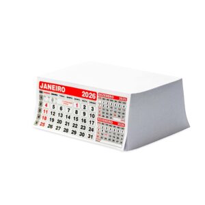 Folhinha Calendário 2026 12658